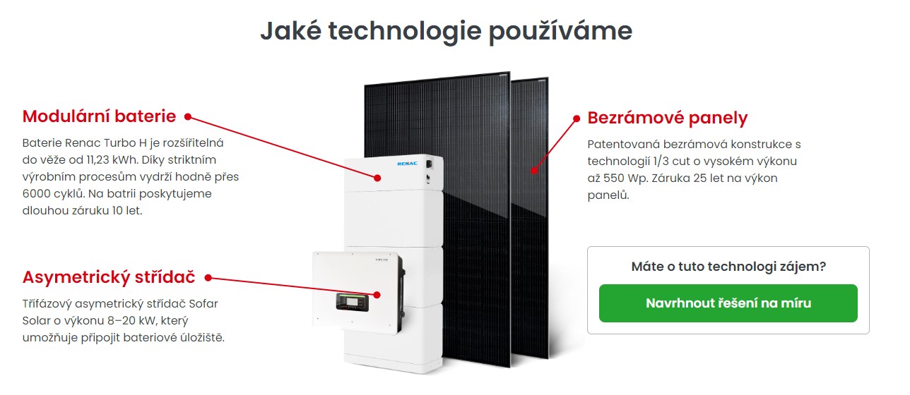 Jaké technologie používáme