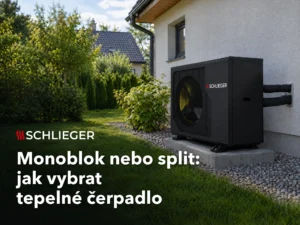 Monoblokové tepelné čerpadlo vzduch-voda u rodinného domu – monoblok nebo split